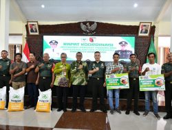 Kodim 0822 Bondowoso, Ikut Serta Kegiatan Rakor Penyamaan Persepsi Program Hanpangan Pemerintah