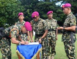 Serah Terima Jabatan Danpuslatpurmar 9 Dabo Singkep