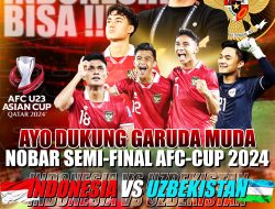 Ramaikan! Nobar Akbar Antara Timnas Indonesia VS Uzbekistan di Pendopo Kabupaten Bondowoso dan Dapatkan Door Prize Menarik