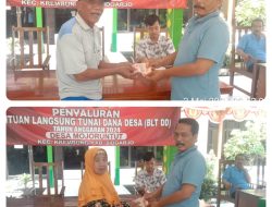 Penyaluran BLT-DD tahap 1 Desa Mojoruntut kecamatan Krembung Tahun Anggaran 2024