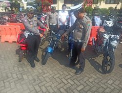 Respon Cepat Aduan Masyarakat Polres Situbondo Amankan 42 Motor Hendak Balapan Liar
