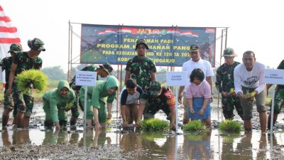 TMMD ke-120 Kodim 0816 Sidoarjo Dukung Ketahanan Pangan di Desa Penambangan
