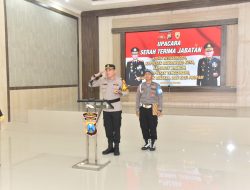 Kapolres Bondowoso Pimpin Sertijab 5 Pejabat di Lingkup Polres Bondowoso