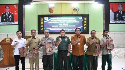 Perkuat Sinergitas, Kodim 0822 Bondowoso Gelar Komsos Bersama Aparat Pemerintah Di Wilayah