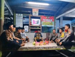 Pejabat Utama Polres Metro Bekasi, Kunjungi Warga di Pos Kamling