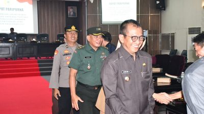 Kasdim 0822 Bondowoso Hadiri Rapat Paripurna Raperda Tahun Anggaran 2023 Tentang Pertanggung Jawaban Pelaksanaan APBD di DPRD Bondwoso