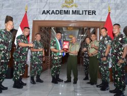 Sambut Kunjungan Atase Pertahanan Timor Leste di Akademi Militer