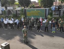 Calon Pegawai Kejari Bondowoso Di Gembleng Latihan PBB Oleh Babinsa Kodim 0822