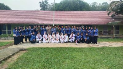 PERSONIL POLSEK MUARA KUANG HADIRI UPACARA MEMPERINGATI HARI LAHIR PANCASILA DISMPN 1 MUARA KUANG