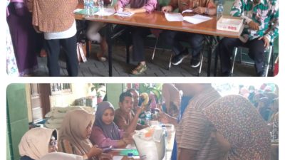 Desa Tenggulunan Salurkan Bantuan Pangan Beras Program Pemerintah Sidoarjo kepada 261 KPM