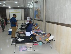 Polres Bondowoso Menggelar Giat Donor Darah Dalam Rangka Hari Bhayangkara ke 78 Tahun 2024