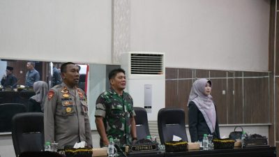 Kasdim 0822 Bondowoso Hadiri Rapat Paripurna Penetapan Raperda Tahun 2023