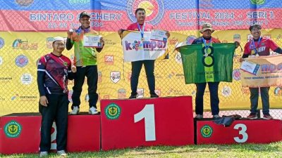 Atlet Panahan Puslatpurmar-8 Teluk Ratai Ukir Prestasi Dikejuaraan Bintaro Archery Festival Series 1