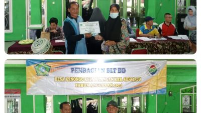 Desa Kenongo Laksanakan Penyaluran BLT-DD Tahap 2 Tahun Anggaran 2024