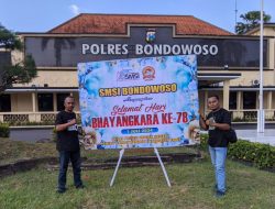 Hari Bhayangkara ke-78, Wakapolres: Terima Kasih SMSI Bondowoso