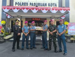 Puslatpurmar 3 Grati Ikuti Upacara Hari Bhayangkara ke-78