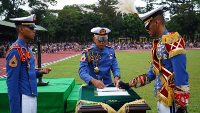 Serah Terima Drumband Genderang Suling Canka Lokananta