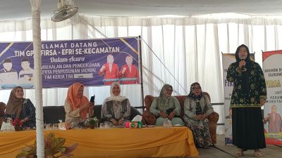 Perkuat Tim Pemenangan Firsa-Efri, Ketua Umum (GPM) Kukuhkan 570 Anggota (GPM) Di Kecamatan Karang Jaya