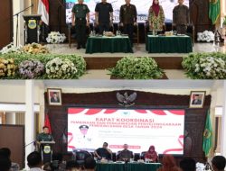Sebagai Narasumber, Kasdim 0822 Bondowoso Hadiri Rakor Binwasgar Pemdes Tahun 2024