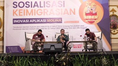 Kantor Imigrasi Jember Gelar Sosialisasi Keimigrasian untuk Mengenal Inovasi Aplikasi Molina di Kabupaten Banyuwangi