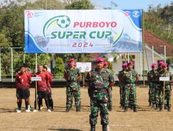 Puslatpurmar-4 Purboyo Gelar Turnamen Sepak Bola Super Cup 2024