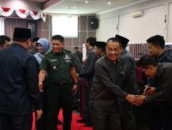 Kasdim 0822 Bondowoso Hadiri Rapat Paripurna DPRD: Bahas Perubahan APBD 2024 dan KUA PPAS 2025