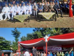 Danramil 0822/11Tapen Kapten Inf.Moeljanto Bersama Muspika Hadiri Upacara HUT Proklamasi RI Ke-79