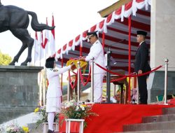 Upacara HUT ke-79 Kemerdekaan RI Kota Magelang di Akademi Militer