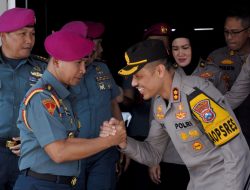 Dankolatmar Terima Kunjungan Kapolresta Pasuruan