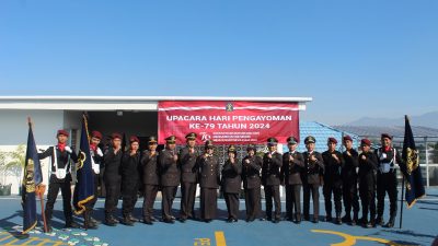 Puluhan Pegawai Lapas Jember Mengikuti Upacara Puncak Peringatan Hari Pengayoman ke 79