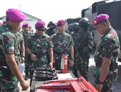 Dankolatmar Hadiri Apel Gelar Persiapan Latgabma Super Garuda Shield Unsur Amphibious Operations Exercise Tahun 2024