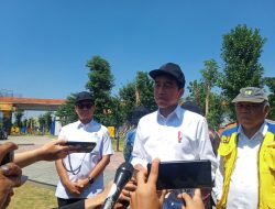 Kunjungan Kerja Presiden Joko Widodo Bersama Mentri PUPR Resmikan Proyek Jembatan Flayover Juanda senilai 363 milyar
