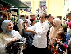 Presiden Jokowi Tinjau Harga Bahan Pokok,Ini Pesan Yang Disampaikan