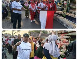 Jalan Sehat Semarak Kemerdekaan RI ke-79 2024, Warga Desa Boro Antusias Memeriahkan