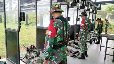 Meningkatkan Kesiapan Tempur, Kodim 0818/Malang-Batu Gelar Latihan Menembak Senjata Ringan Semester II Tahun 2024