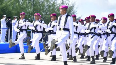 Komandan Pasmar 3 Hadiri Upacara Perayaan HUT TNI AL Ke-79 Tahun 2024