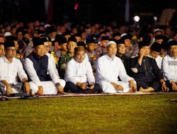 Calon Bupati dan Wakil Bupati Nomor Urut 1 Kab Pelalawan Acara di Polda Riau Bersama Partai Koalisi