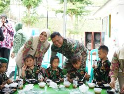 Tambahan Gizi, Kodim 0402/OKI Lanjutkan Program Unggulan Kodam II/Sriwijaya “Dapur Masuk Sekolah”