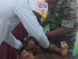 Anggota Koramil 0822/11 Tapen Serma Tri Suharyono Ikuti Kegiatan Sosial Khitanan Massal