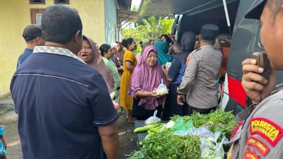 Mobil Sayur Kamtibmas Polresta Banyuwangi Jadi Sarana Cooling System Pilkada 2024 Sambil Berbagi