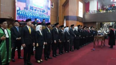 Pelantikan DPRD Kab Musi Rawas Di Hadiri Pj.Bupati Musi Rawas
