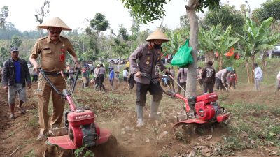 Polres Batu Gandeng Dinas Pertanian Aktifkan Lahan Tidur Wujudkan Ketahanan Pangan