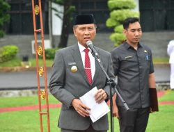 Hari KORPRI, Pj Bupati OKI Sampaikan Pesan Presiden ke Anggota KORPRI dan PGRI