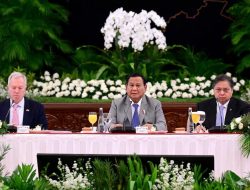 Presiden Prabowo Subianto menghadiri pertemuan US-ASEAN Business Council (US-ABC) yang berlangsung di Istana Negara