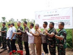 Dandim 0402/OKI-OI Mendampingi Kunjungan Kerja Wamentan RI di Kabupaten Ogan Ilir