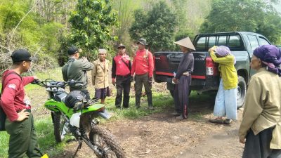 ANTISIPASI BENCANA, WAKIL ADM PERHUTANI BONDOWOSO UTARA GELAR PATROLI GABUNGAN