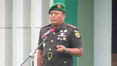 Peringati Hari Juang TNI AD, Kodim 0402/OKI Laksanakan Upacara