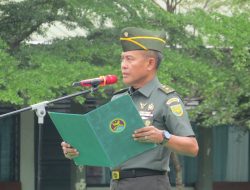 Kasdim 0402/OKI Bertindak Sebagai Irup Pada Upacara Bulanan