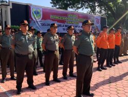 WUJUD CINTA NKRI, ADM PERUM PERHUTANI BONDOWOSO, TERJUNKAN PASUKAN DALAM UPACARA BELA NEGARA