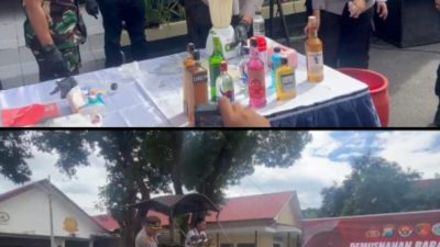 Jelang Nataru, Polres Bondowoso Musnahkan beberapa barang bukti hasil operasi selama tahun 2024